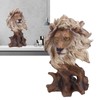 Resin Craftwork Craft Animal Sculptures Decorative Ornament Home Office DecorationLion