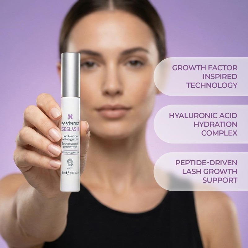 Sesderma Seslash Sérum Activador de Pestañas y Cejas, 5 ml