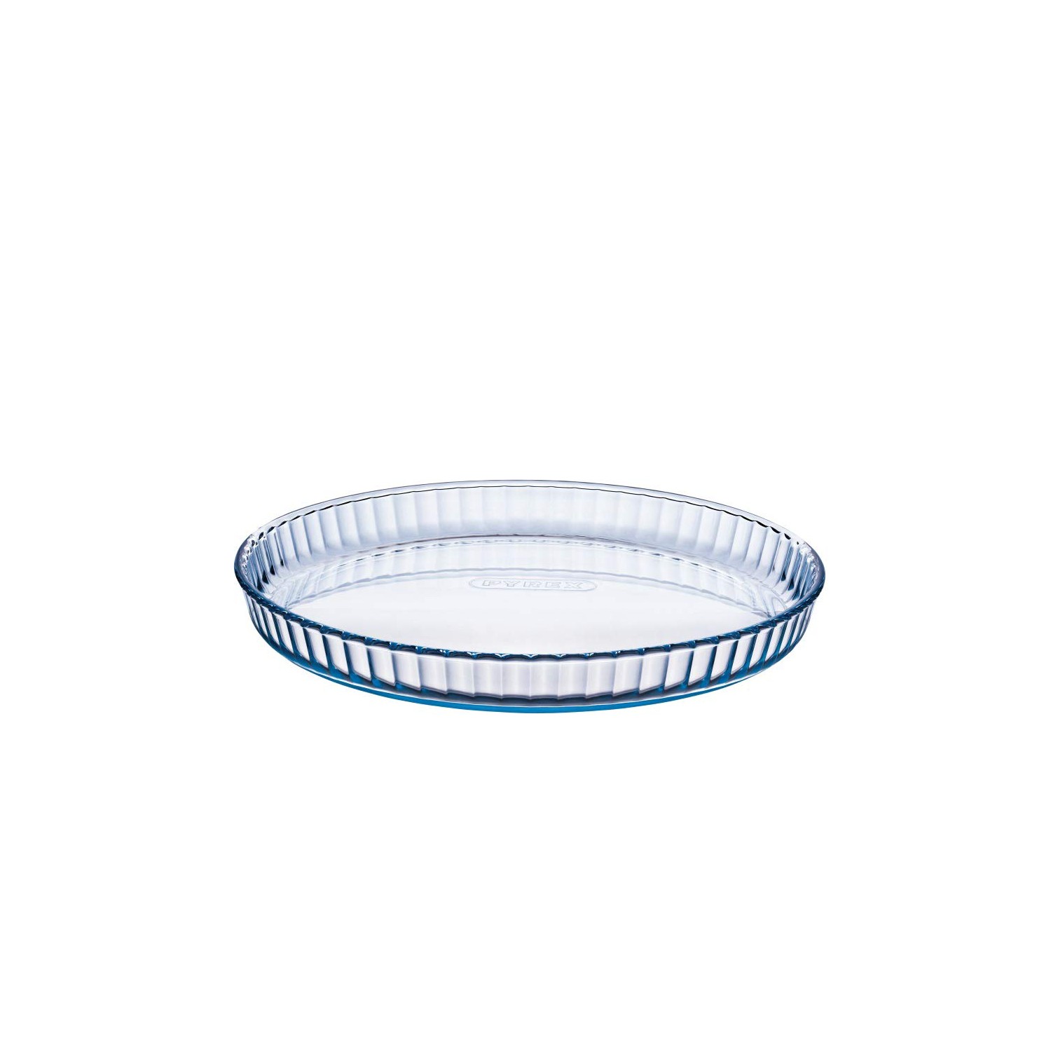 Pyrex Prep & Bake Glass Fluted Flan Tart Dish - High Heat Resistance ...