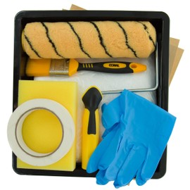 Coral Tools 10305 Task Partner Complete Decorating Project Box with Paint Roller Brush and How To Guide 11 piece pack set