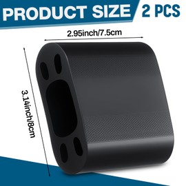 Pushglossy 2 Pack Hammer Handle Protector for Sledge Hammer and Axes Rubber Tool Sledgehammer Handle Replacement Heavy-Duty Anti-Slip Prevents Overstrike Damage for Chipping Splitting Wood