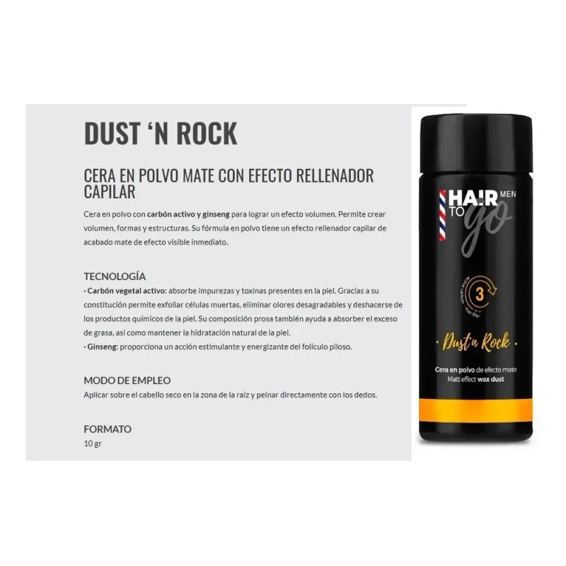 Lendan Dust Cera Polvo Efecto Mate Rellenador Capilar 10g