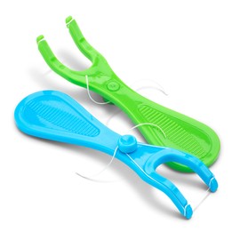 Floss Holders, Individually Wrapped, Bulk Pack of 50