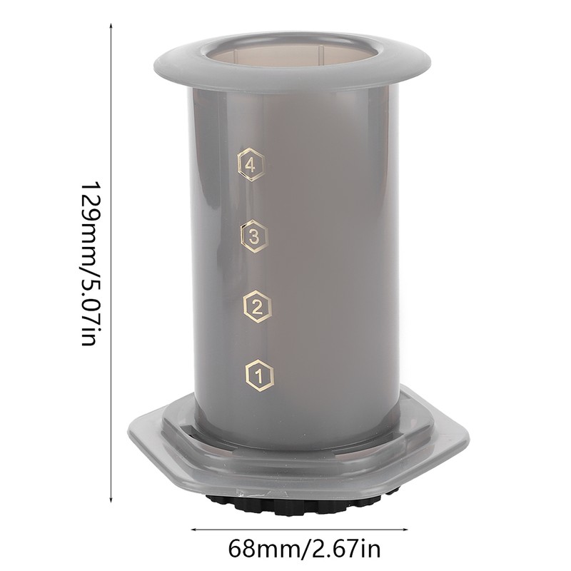 Portable Integrated Coffee Press Maker with 400Pcs Filter Paper for