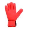 uhlsport Goalkeeper Gloves 101105802 Man, Mens, 101105802, Gris Foncé/Rouge Fluo/Blanc,