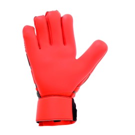 uhlsport Goalkeeper Gloves 101105802 Man, Mens, 101105802, Gris Foncé/Rouge Fluo/Blanc, Taille 10
