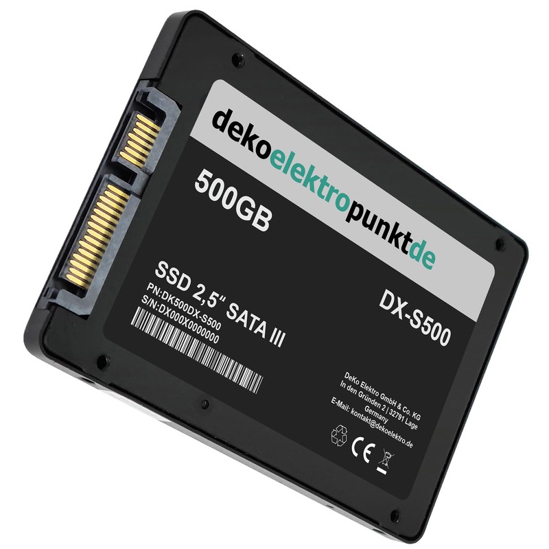 dekoelektropunktde 500 GB SSD Hard Drive for Acer Predator Helios