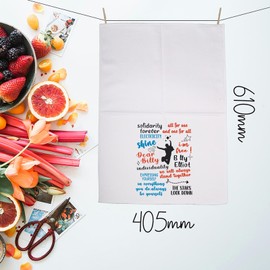 MNIGIU Musical Inspired Gift Musical Kitchen Towel Theater Musical Fans Housewarming Gift (Solidarity Towel)