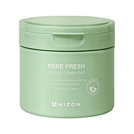 MIZON – Toner Pads Coreanos Exfoliantes 60 Unidades 130 ml – AHA BHA PHA Peeling Toner Pad con Centella, Árbol de Té y Té Verde – Tónico Facial para Piel Grasa y Limpieza de Poros skincare Coreano