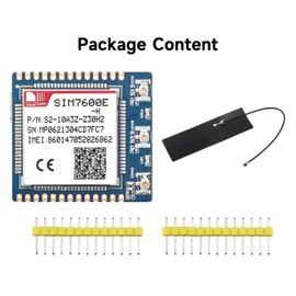 Waveshare SIM7600E-H 4G-Module, Used for Windows/Linux Dial-up Internet Access, Cloud Platform Communication, GNSS Locating, Compatible with Raspberry Pi/Jetson Nano/ESP32/STM32 Programming Platforms