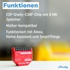Shelly Shelly 1PM Gen3 | WLAN Relais-Schalter mit Strommessung -