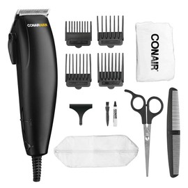 ConairMAN Dual Voltage, Hair Clippers for Men, 12-piece Hair Clipper, Great for Travel