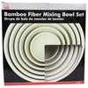 Chef Craft Eco Bamboo Fiber Mixing Bowl Set, 6 Piece