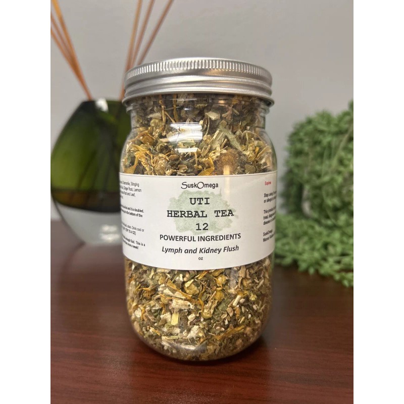 Suskomega UTI And Cystitis Suskomega 16 Oz Herbal Tea 12+