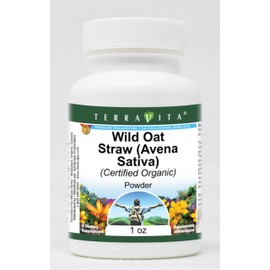 Wild Oat Straw (Avena Sativa) (Certified Organic) Powder (1 oz, ZIN: 518611) - 2 Pack