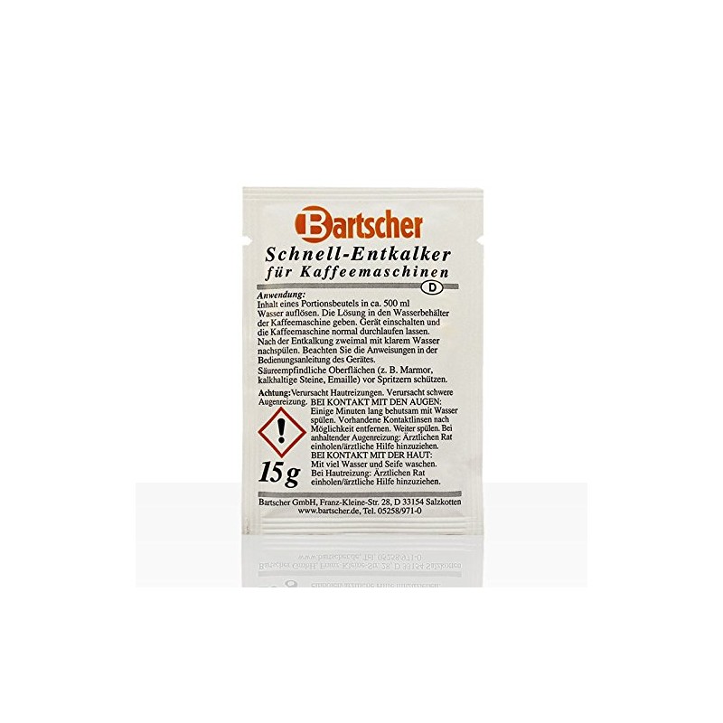 Bartscher Schnell-Entkalker für Kaffeemaschinen 30x 15g - 190065