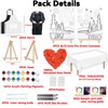 PAILIM 2 Pack Sip and Paint Kit for Adults Couples