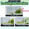 Aluminum Childproof Sliding Safety Lock, Adjustable Sliding Window Locks Window