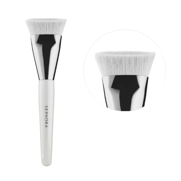 Sephora Face Mask Brush - Synthetic Vegan Bristles, Grey