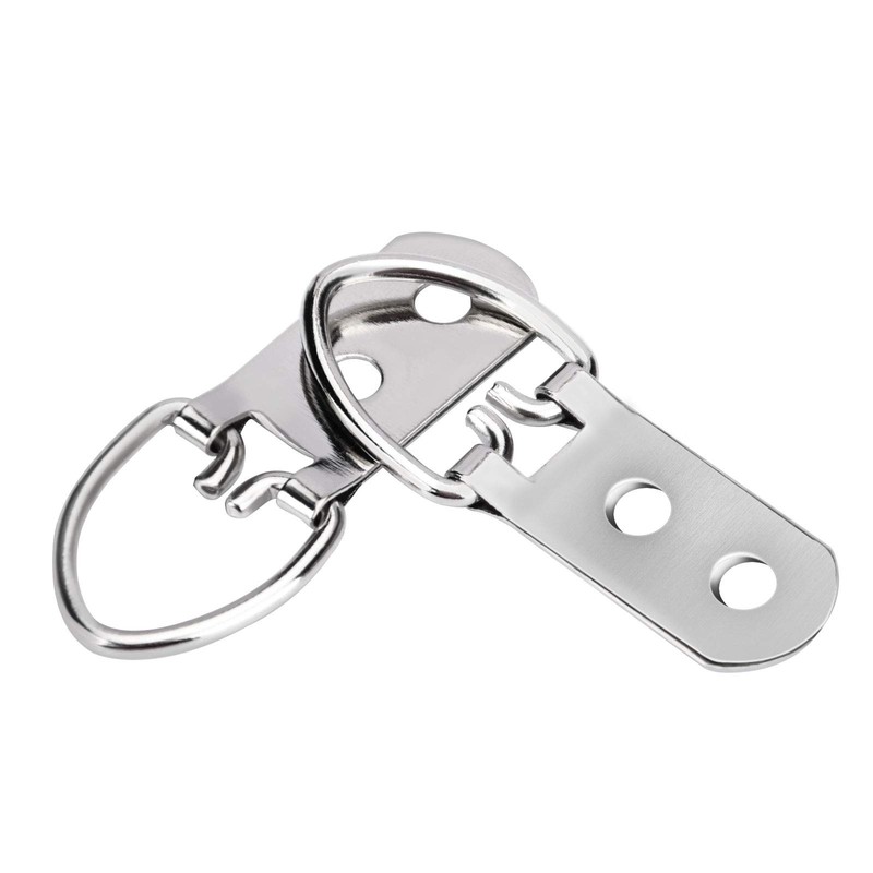 KEILEOHO 200 PCS Heavy Duty D Ring Picture Hangers with