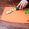 Liflicon Thick Silicone Cutting Board 12.6'' x 9.1'' Juice Grooves
