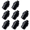 Aplstar E26 E27 Light Socket,8-Pack Black Edison Retro Pendant lamp