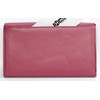 Women's pink soft genuine leather wallet HMT