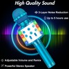 Winique Karaoke Microphone for Kids with Bluetooth & LED Lights