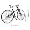 Retro Bicycle Model Retro Style 1:10 Scale Detachable Durable Metal