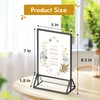 foltsyga 5x7 Picture Frame Acrylic Sign Holder,Wedding Signs Table Numbers