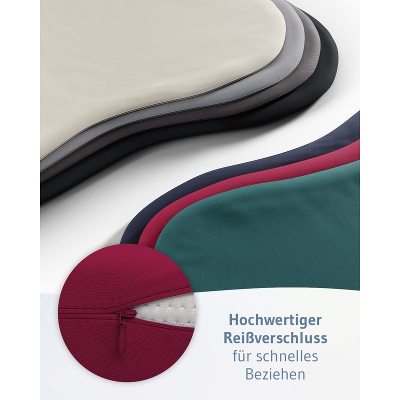 Cushion Cover Raspberry Red Single Pack, Perfect for NuMoon &