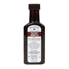 Watkins All Natural Original Gourmet Baking Vanilla with Pure Extract, 2 fl. oz. Bottle, 1-Pack