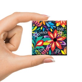 Christian Magnets for fridge, Set of 12 metal inspirational magnets, designed in England, with Bible Verses. Christian Gifts for Women and men, by Just Cards Direct (M201)