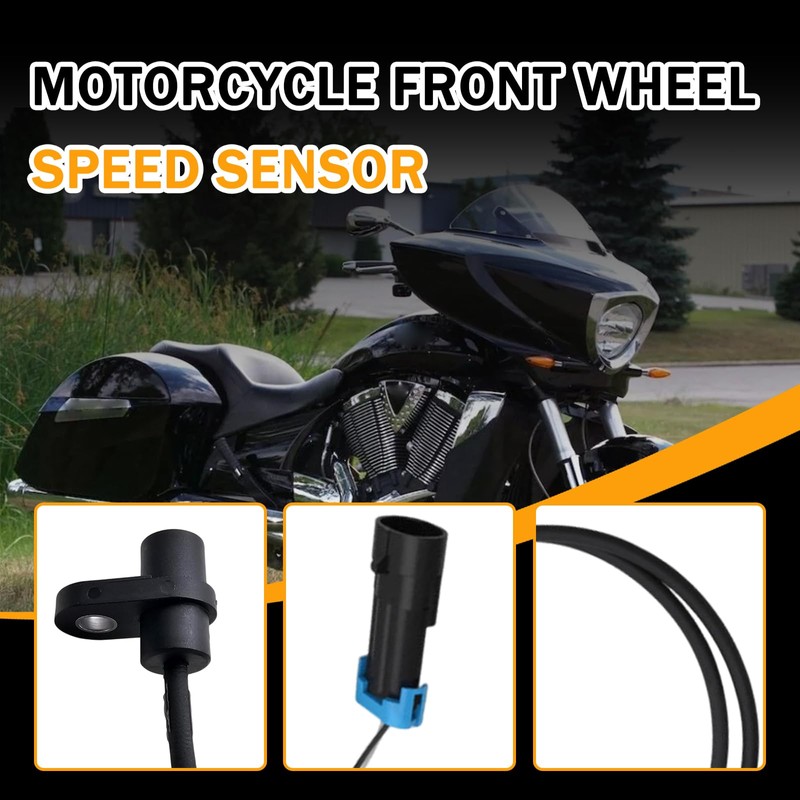 Motorcycle Front Wheel Speed Sensor ABS Sensor,Fit for Polaris Indian