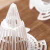 15pcs Plastic Mesh Cones for Bottoms with Hollow Core Design