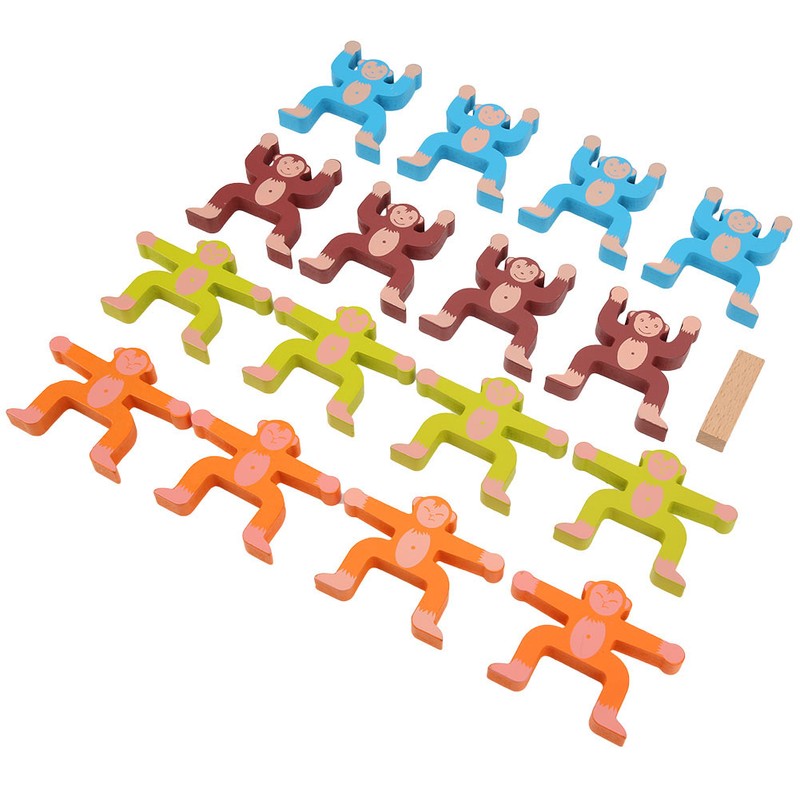 Wooden Stacking Games Balancing Blocks Toy Children Kid Educational Toy