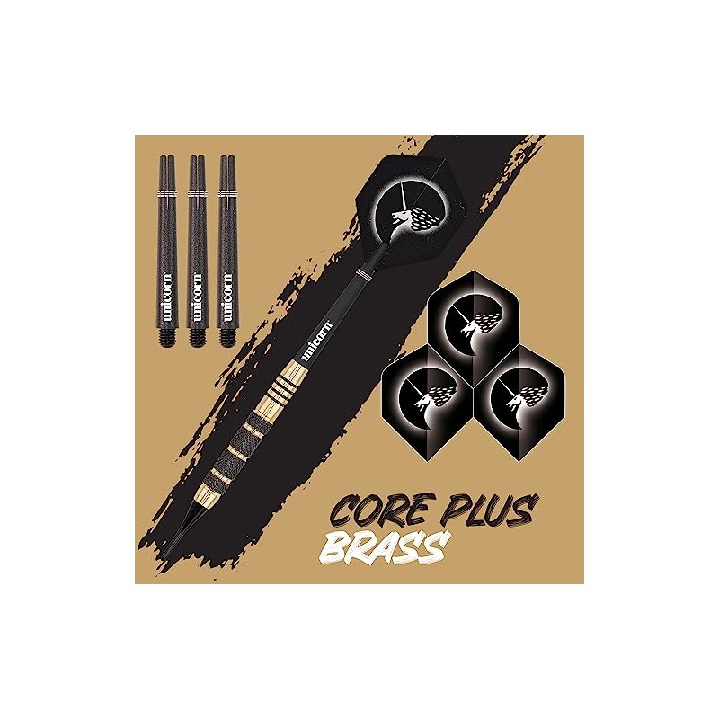 Unicorn Soft Tip Darts Set | Core Plus | Knurled
