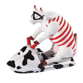CowParade Jet Ski Cow (S) Mini Cow