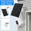 Ring Cam Solar Panel Charger, Compatible with Ri ng Stick