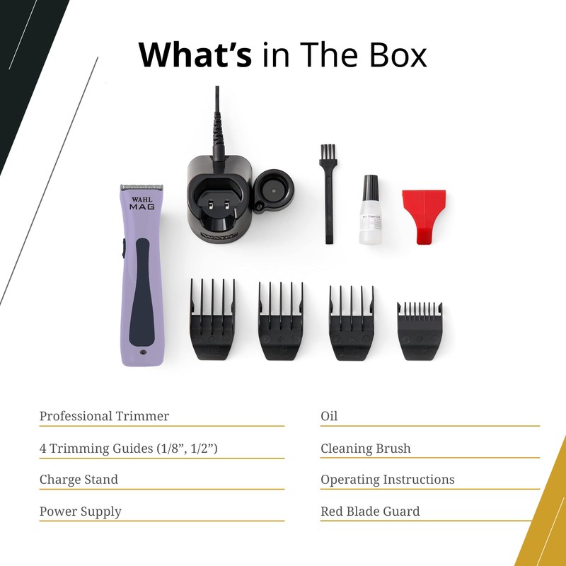 Wahl Professional Sterling MAG Cordless Trimmer, LE Lavender and Navy,