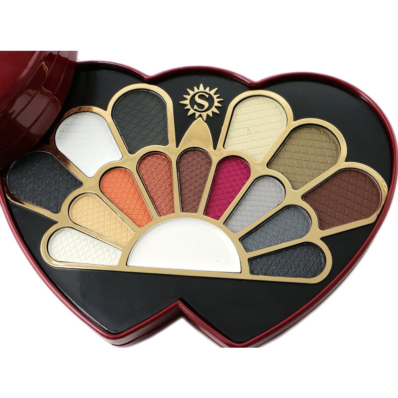 BR 1pc Deluxe Makeup Palette - Eyeshadow, Blush, Gloss, Mascara
