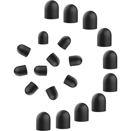 MEKO 20pcs Rubber Stylus Pen Replacement Nibs, 10pcs 4.5mm + 10pcs 7mm