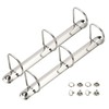 PATIKIL A4 3 Hole Ring Binder Mechanisms, 2 Set 1.97"