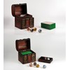 KakapopoTCG Elven Chest (Chainmail) Lockable Wood Deck and Counter Box