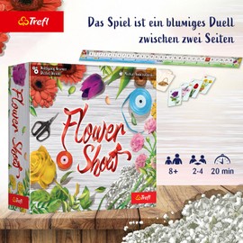 Trefl 02547 Flower Show Family Game, Card Game, Drawings of Flowers, Flower Exhibition, Multicoloured