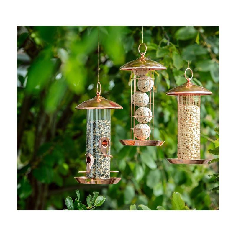Dehner Natura Joelle Premium Wild Bird Fat Ball Column, Feeder