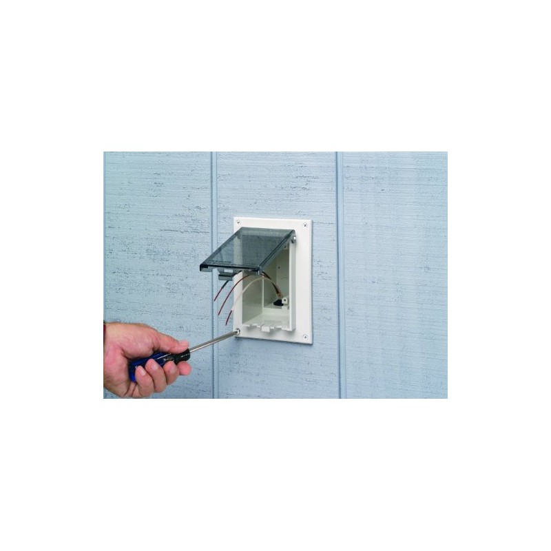 Arlington DBVR1C-1 Low Profile IN BOX Electrical Box with Weatherproof