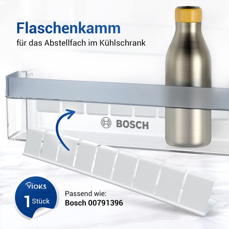 VIOKS Bottle Holder Replacement for Bosch Fridge Bottle Holder 00791396