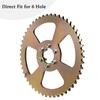 JNDO Mini Bike Sprocket 50T 420 Chain 6 Hole Rear