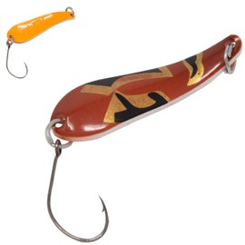 FTM Spoon Bomb 4 g 3.9 cm – Trout Blinker, Colour: Camou Brown/Orange